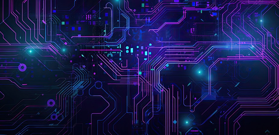 digital rendering of circuitry
