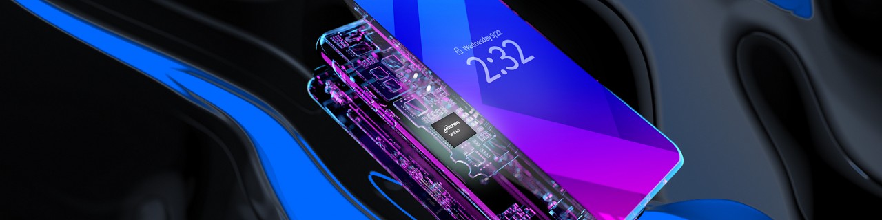 iphone image of micron ufs 4.0 chip inside of it
